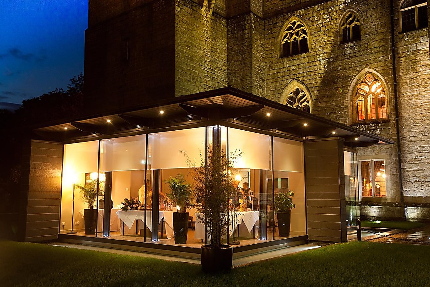 Langley Castle Dining Pavilion Complete